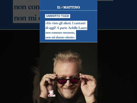 Video Umberto Tozzi: «Ho visto gli alieni. I cantanti di oggi? A parte Achille Lauro non conosco nessuno»