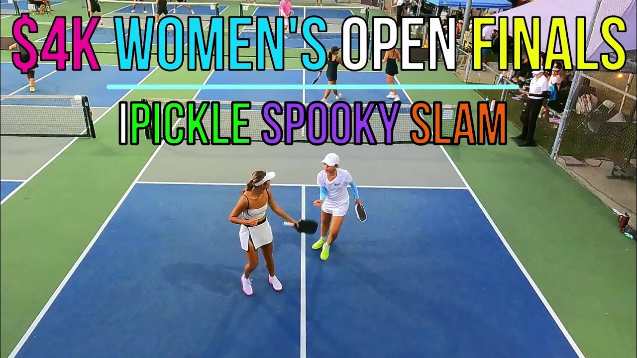 $4K Women’s Open FINALS! Elpusan(5.5) & Eugenio(5.6) vs Chew(5.4) & Grollman(5.3) 👻iPickle
