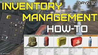 On Proper Inventory Management [DayZ 1.0]