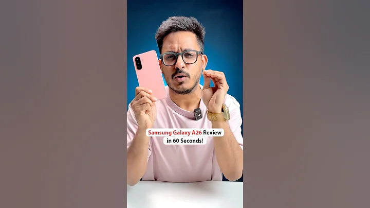 Samsung Galaxy A26 Review in 60 Seconds!
