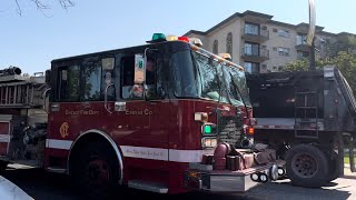 Chicago Fire Department Engine 69 responding