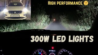 300w led lights upgrade | ertiga #300w #ledlights #ertiga