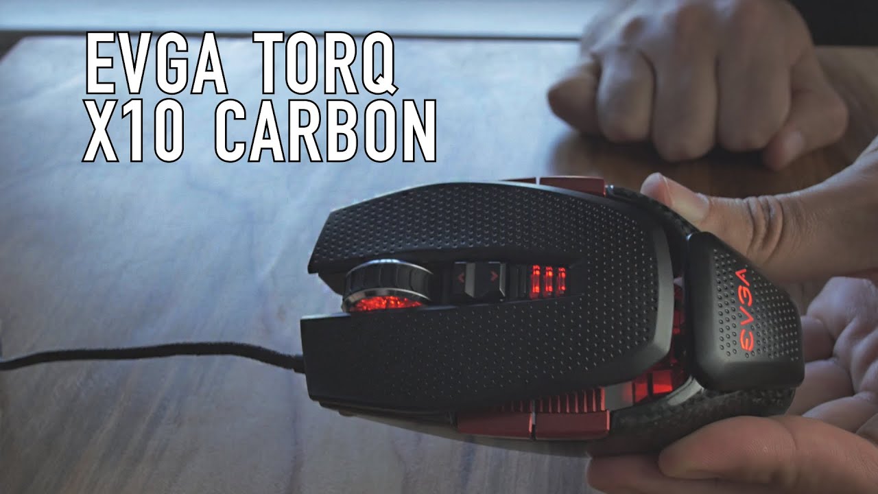 EVGA TORQ X10 Carbon Fiber Gaming Mouse