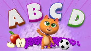 abc song finger family more colors fun kids nursery rhymes kids songs meow meow kitty