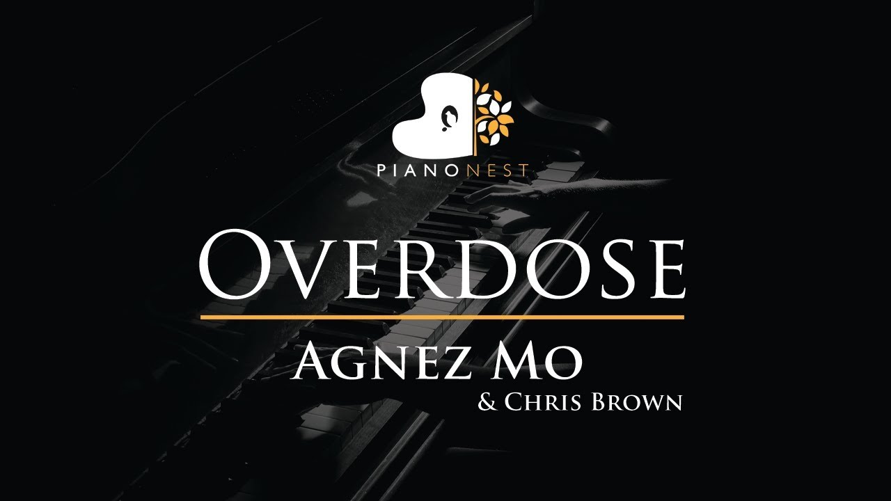 Agnez Mo & Chris Brown Overdose Piano Karaoke / Sing Along Cover