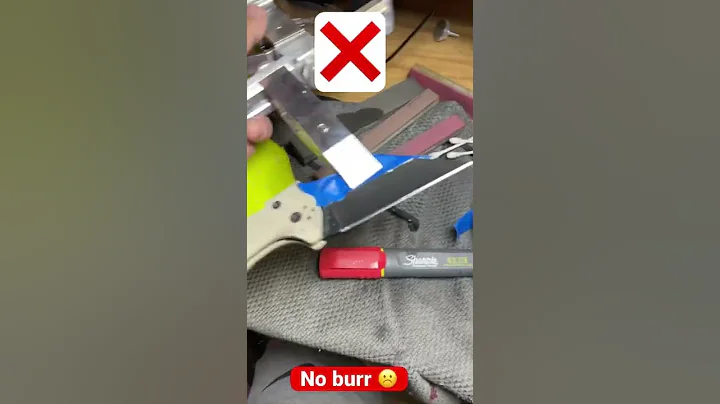 How to find the burr #spyderco, #sharpening, #shorts
