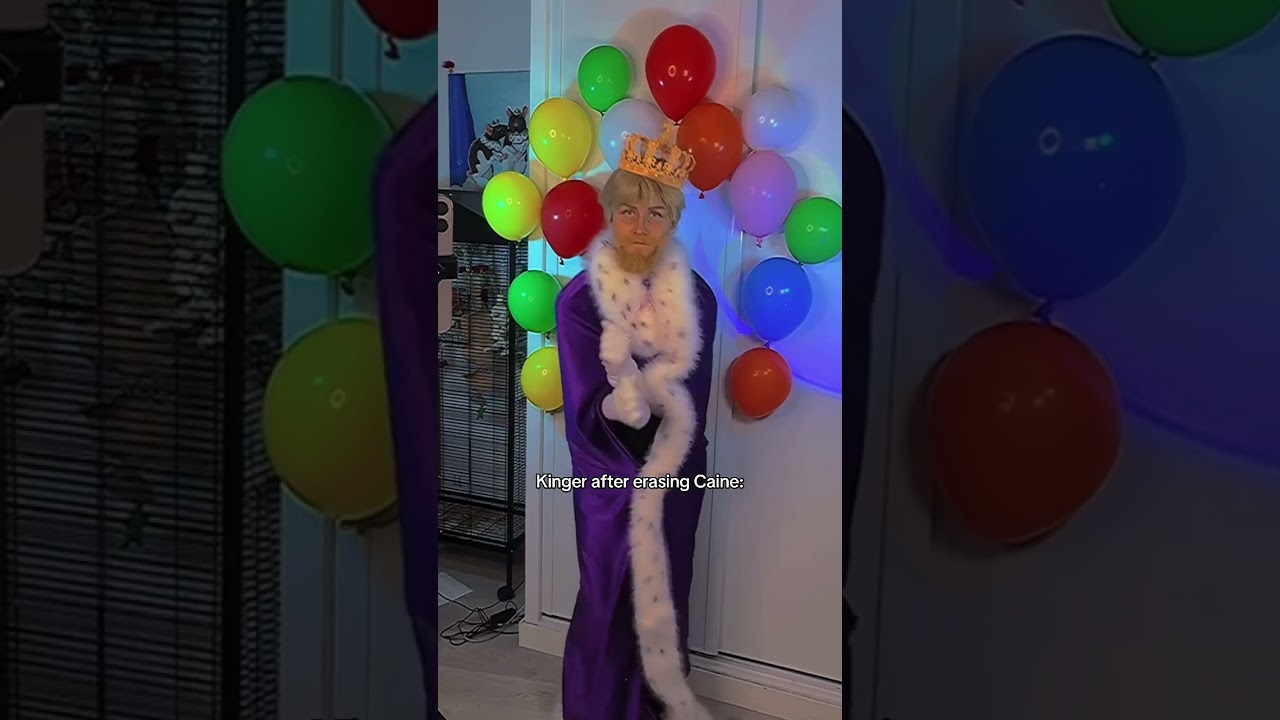 Kinger at the end of the ep8 🕺✨ #digitalcircus #cosplay #tadc