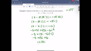 Math 140: Complex Numbers and Absolute Values