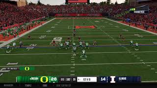 TAKING @uoregon TO THE NATTY AS A 2 STAR ATH | COLLEGE FOOTBALL 25