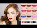 OFRA Long Lasting Liquid Lipstick Swatches  | All 41 Shades!!!!