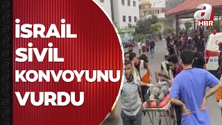 İsrail, Gazze'de konvoyu vurdu: 70 ölü, 200 yaralı | A Haber