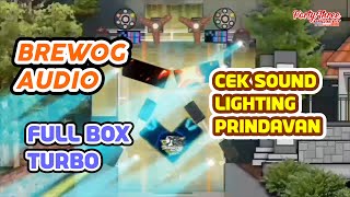 Animasi Sound System Brewog  Cek Sound  Turbo Lighting Prindavan