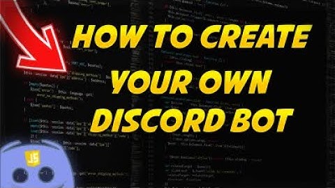 How To Create Your Own Discord Bot - Discord.JS #1