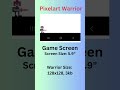 Game Dev: How To Code A Game Character, a Pixelart character; #gamedev #gamecode #gamedevelopers