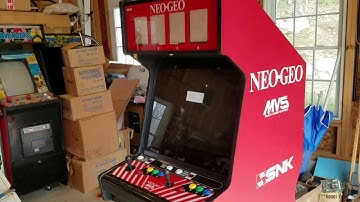 SNK Neo Geo 4 slot Arcade Project