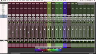 Tracking Template creation and use in Pro Tools