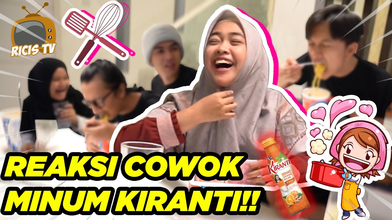 LIHAT REAKSI COWOK-COWOK SETELAH MINUM JAMU HAID..