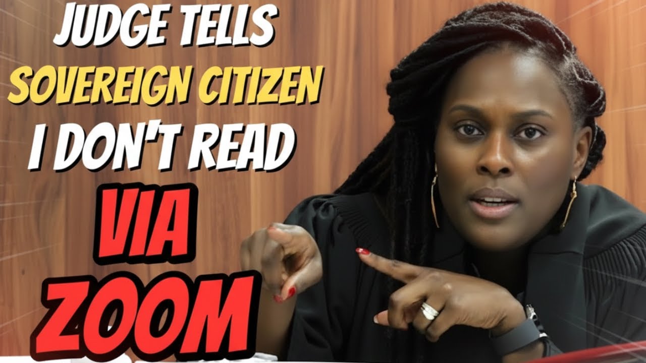 Судья заявил гражданину суверенного государства, что тот должен играть по правилам суда.
