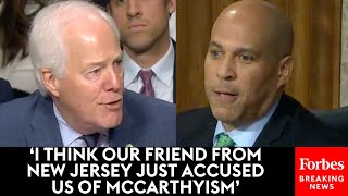 Cory Booker Defends Controversial Judicial Nominee From Gop Attacks—then John Cornyn Reacts