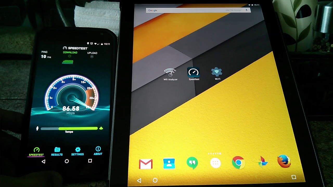 Google Pixel C vs Nexus 6 WiFi tests - Part 2 - 58ft - March 2016