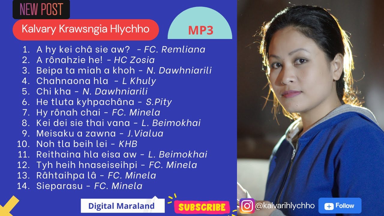 Kalvary Hlychho - Beipa ta miah a khoh Full Audio Album MP3