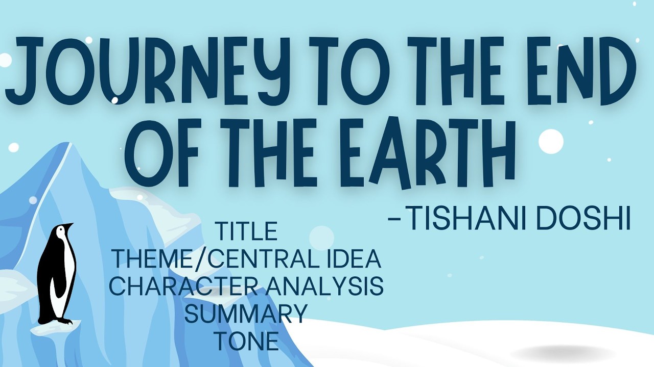 Journey to the End of the Earth Tishani Doshi @TheEnlighteningLantern  #cbseenglishclass12 #cbse