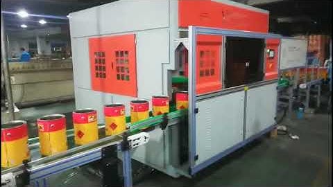 Rotary leakage detector for 1-5L round tin can