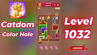 Catdom Color Hole Level 1032 Walkthrough [NEW UPDATE] 🐱🟣 | Relaxing Color Puzzle Game | Go Answer