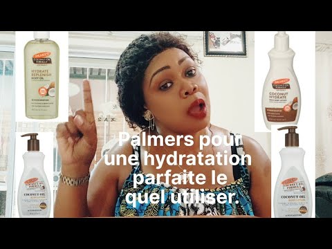 lotion et huile Palmers pour une hydratation parfaite pour tout type de peau@lescosmetiquesbypassie