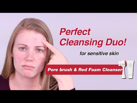 [MEDICUBE] Foam cleanser & facial brush for acne/oily skin