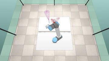 AMICI Project: Teleoprating a UR10 Robot for Spray Painting Task