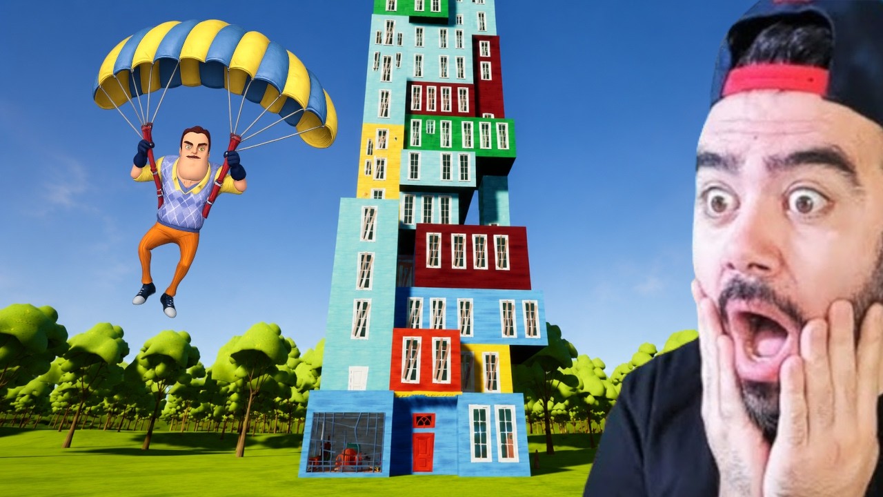 WILSON EVINI ÇOK YÜKSEK YAPTI - HELLO NEIGHBOR MODS