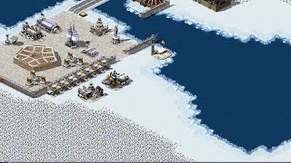 Red Alert 2 Extra Hard Ai 7 Vs 1 Arctic Assault Map France Cannons