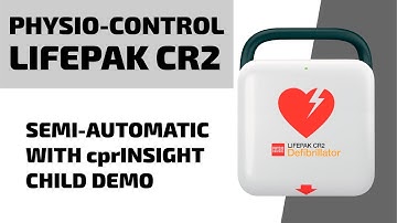 Physio-Control LIFEPAK CR2 AED - Semi-Automatic Child CPR with cprINSIGHT