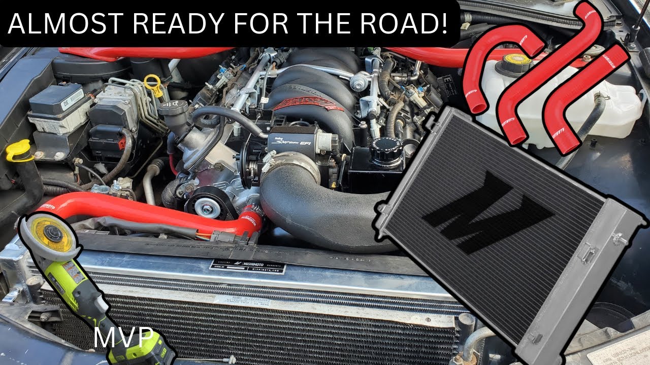 GTO Mishimoto radiator install (plus other engine stuff) - YouTube