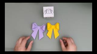 Beautiful Paper Bow for Gifts or Decor | Step by Step Paper Craft