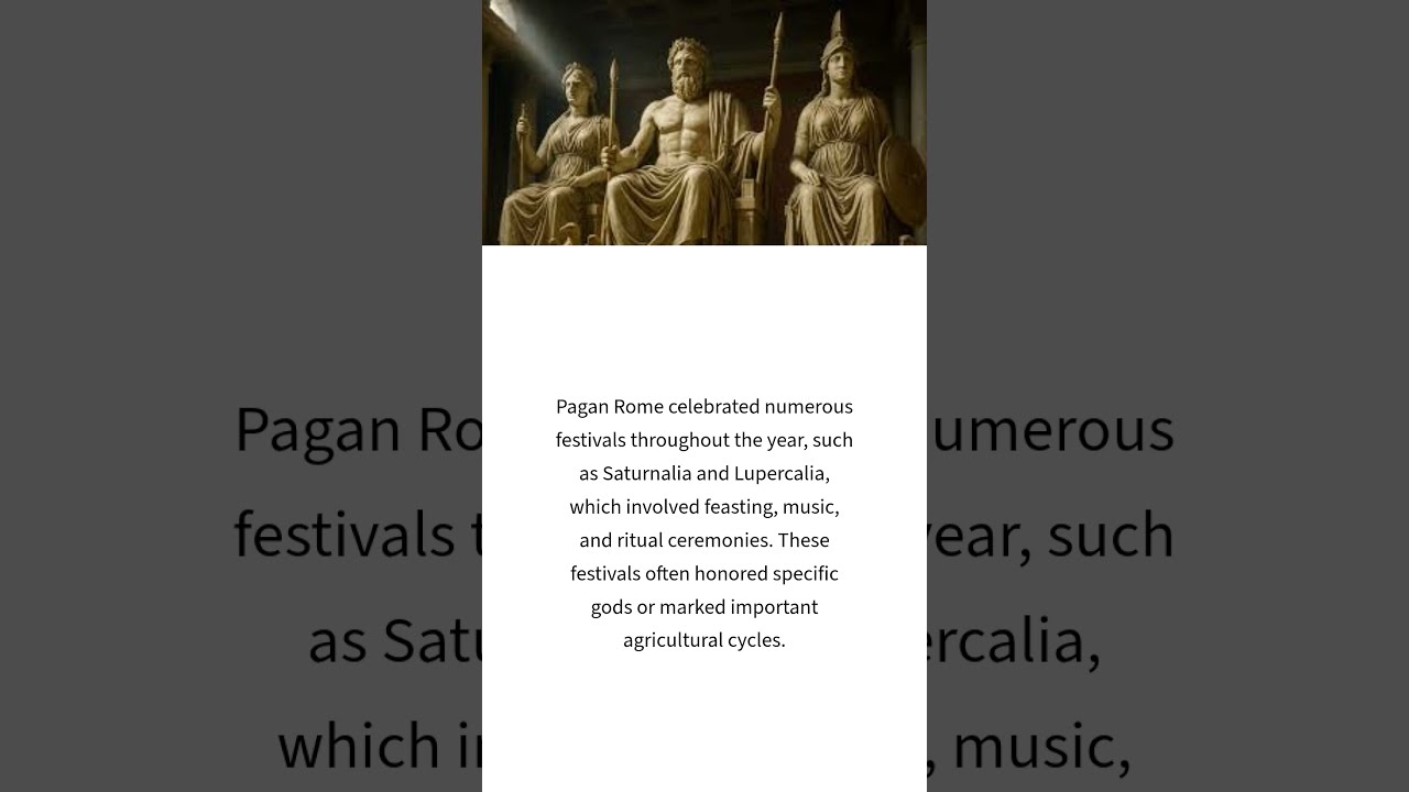 Pagan Rome: 3 Ritual Facts