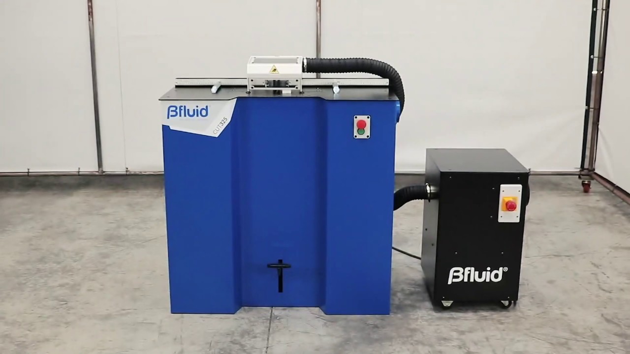 Barboflex Cut 425 hydraulic hose cutting saw with Fume extraction YouTube