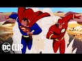 Superman Races The Flash Clip Superman The Animated Series DC 