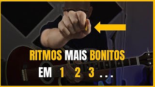 👉1 2 3 Movimentos FÁCEIS para fazer RITMOS com som PROFISSIONAL no VIOLÃO