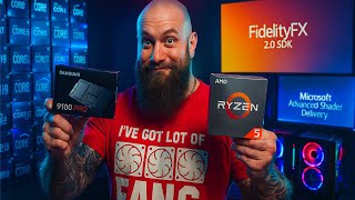 США выкупает Intel. 8 терабайт SSD NVMe. 6 ядер Ryzen 5 9500F без ГРАФИКИ. Ещё больше FSR 4