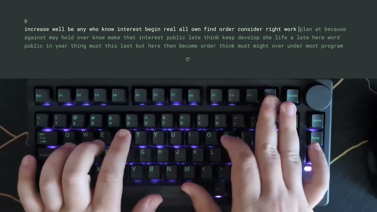 Epomaker QK81 Wisteria Linear - quick test