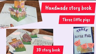 handmade 3D story book | book story | Diy story book |