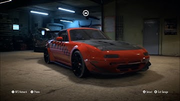 Need For Speed 2015 - Mazda MX-5 1996 - Customize Car | Tuning (XboxONE HD) [1080p]