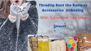 ThredUp Rent The Runway Accessories Unboxing