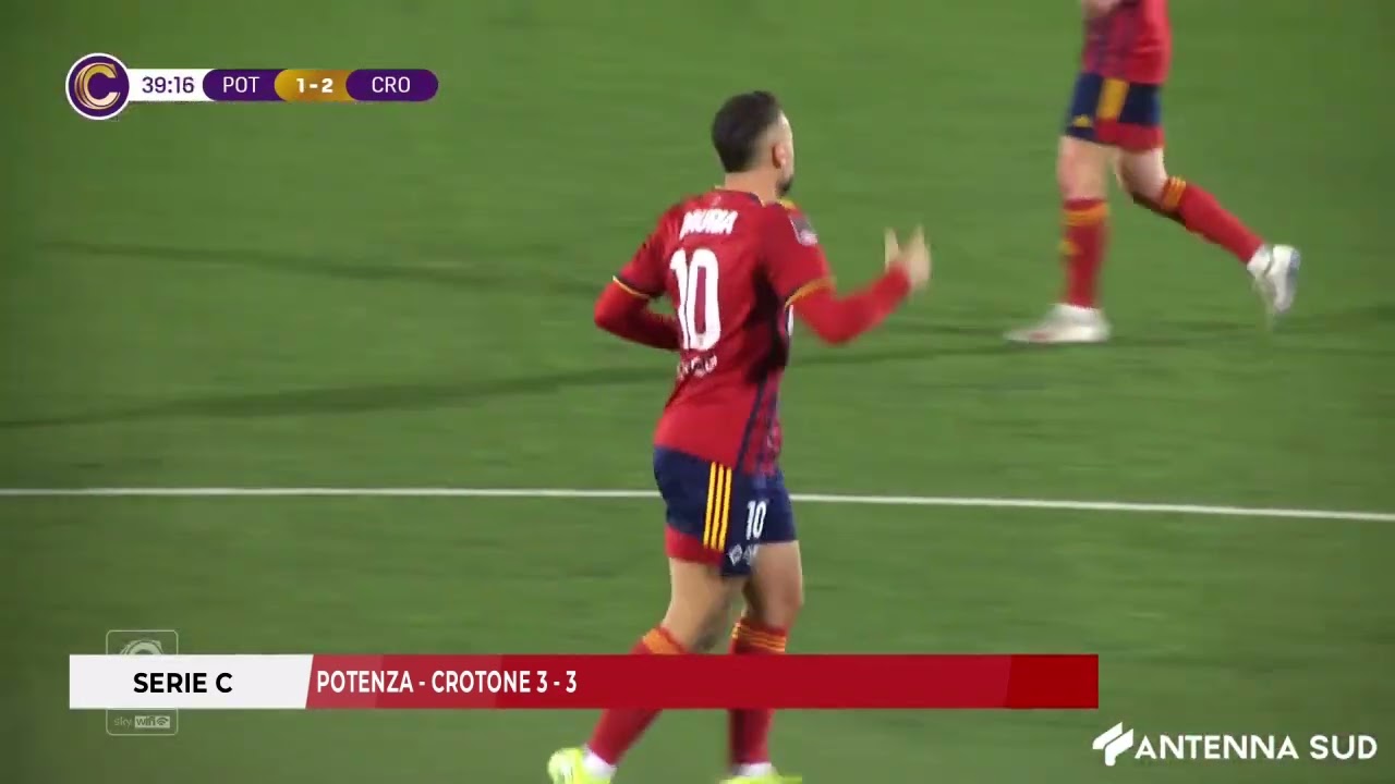 12 SETTEMBRE 2025 - SERIE C, POTENZA - CROTONE 3-3