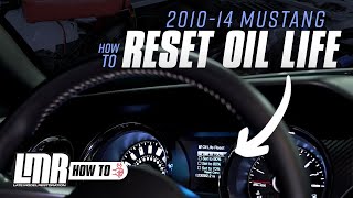 EASY! How To Reset Oil Life | 2010-2014 S197 Mustang (Base & Premium w/ Track Apps Cars)