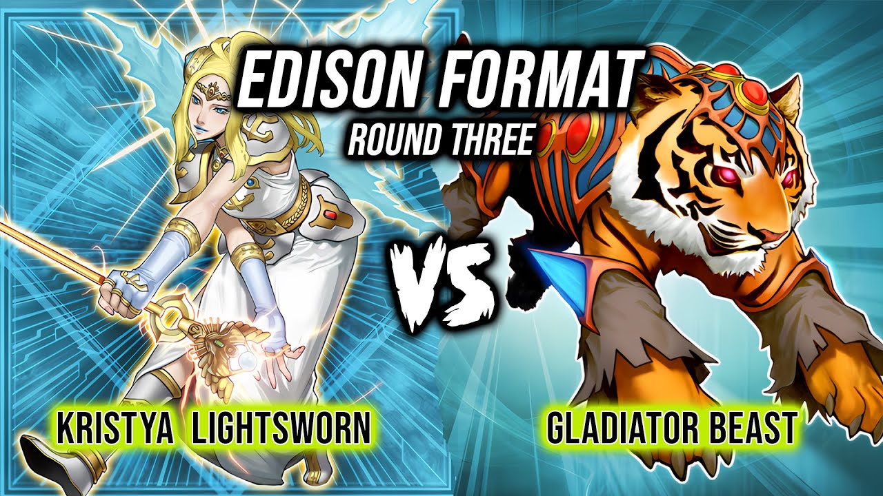 Формат Yu-Gi-Oh! Edison, раунд 3: Кристя Лайтсворн против Гладиатора-Зверя