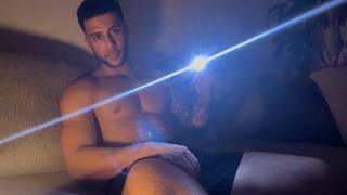 ASMR Male Follow the Light - Tracing & Body Triggers (if you like boys.. who whisper ramble)