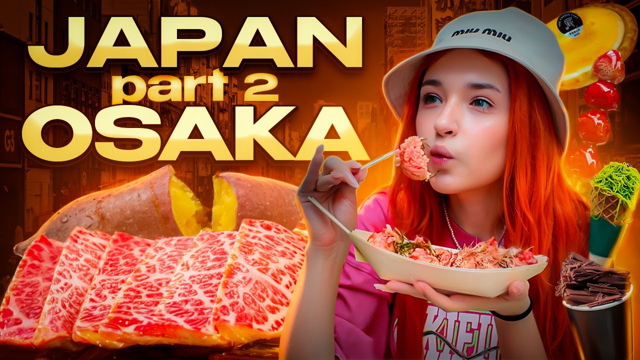 Everything I Ate in OSAKA!!!🇯🇵